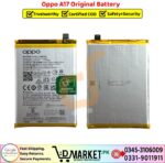 Oppo A17 Original Battery Price In Pakistan