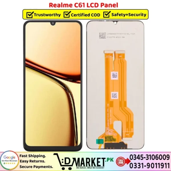 Realme C61 LCD Panel Price In Pakistan