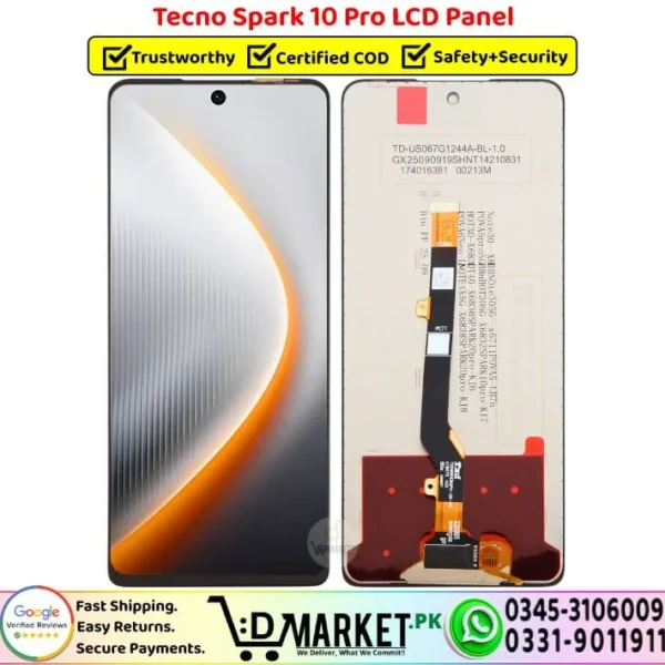 Tecno Spark 10 Pro LCD Panel Display Unit Screen - DMarket.Pk