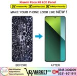 Xiaomi Poco X6 LCD Panel Price In Pakistan