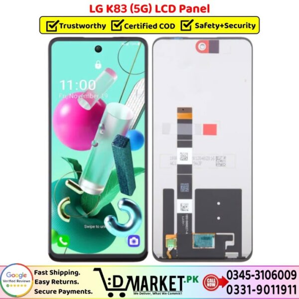 LG K83 5G LCD Panel Price In Pakistan