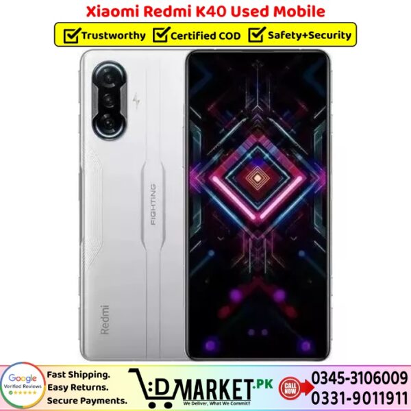 Xiaomi Redmi K40 Used Price In Pakistan