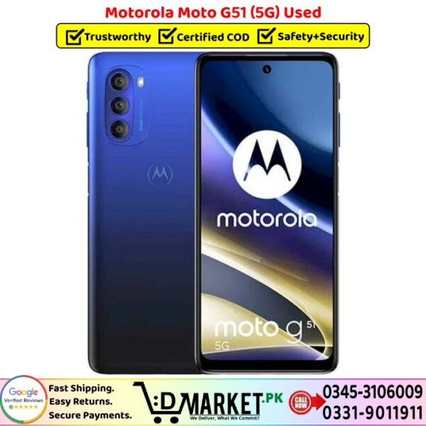 Motorola Moto G51 5G Used Price In Pakistan