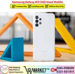 Samsung Galaxy A13 4G Used Price In Pakistan