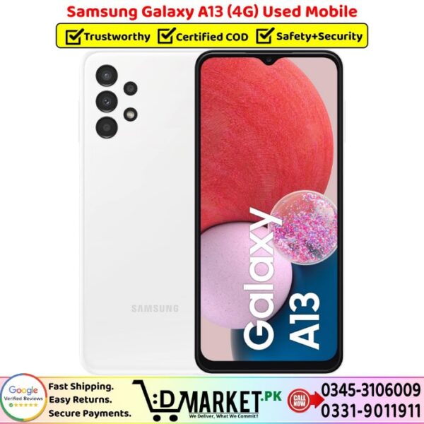 Samsung Galaxy A13 4G Used Price In Pakistan