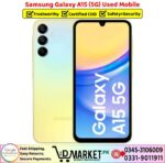 Samsung Galaxy A15 5G Used Price In Pakistan
