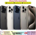iPhone 15 Pro Used Price In Pakistan