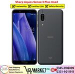 Sharp Aquos Sense 3 Plus Used Price In Pakistan