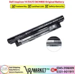 Dell Inspiron 14 5421 XCMRD Original Battery Price In Pakistan