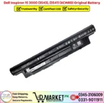 Dell Inspiron 15 3000 3543 3541 XCMRD Original Battery Price In Pakistan