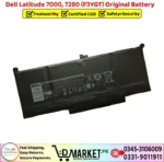 Dell Latitude 7000 7280 F3YGT Original Battery Price In Pakistan