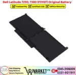 Dell Latitude 7290 7380 F3YGT Original Battery Price In Pakistan