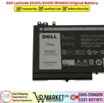 Dell Latitude E5450 E5450 RYXXH Original Battery Price In Pakistan