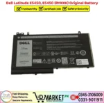 Dell Latitude E5450 E5450 RYXXH Original Battery Price In Pakistan