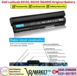 Dell Latitude E6120 E6220 9GXD5 Original Battery Price In Pakistan