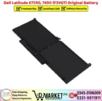 Dell Latitude E7390 7490 F3YGT Original Battery Price In Pakistan