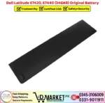 Dell Latitude E7420 E7440 34GKR Original Battery Price In Pakistan