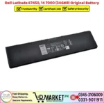 Dell Latitude E7450 14 7000 34GKR Original Battery Price In Pakistan