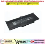 Dell Latitude E7490 E7280 F3YGT Original Battery Price In Pakistan