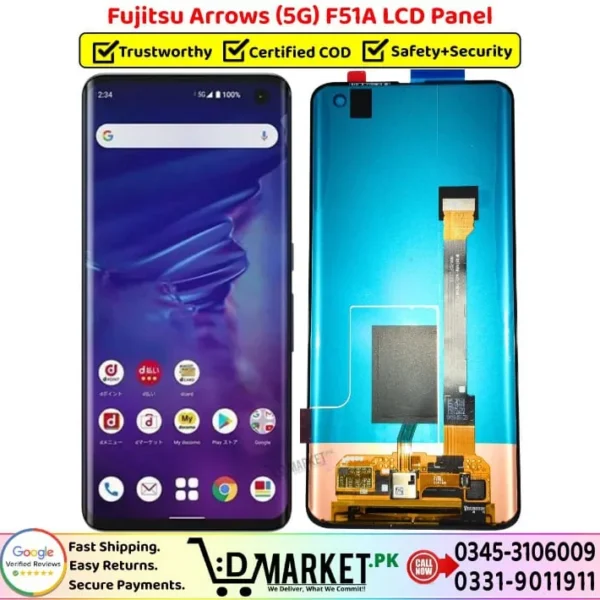 Fujitsu Arrows 5G F51A LCD Panel Price In Pakistan