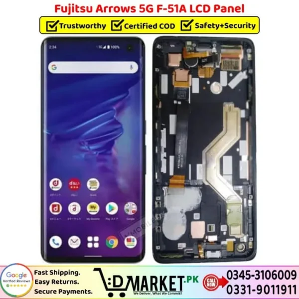 Fujitsu Arrows 5G F51A LCD Panel Unit Price In Pakistan