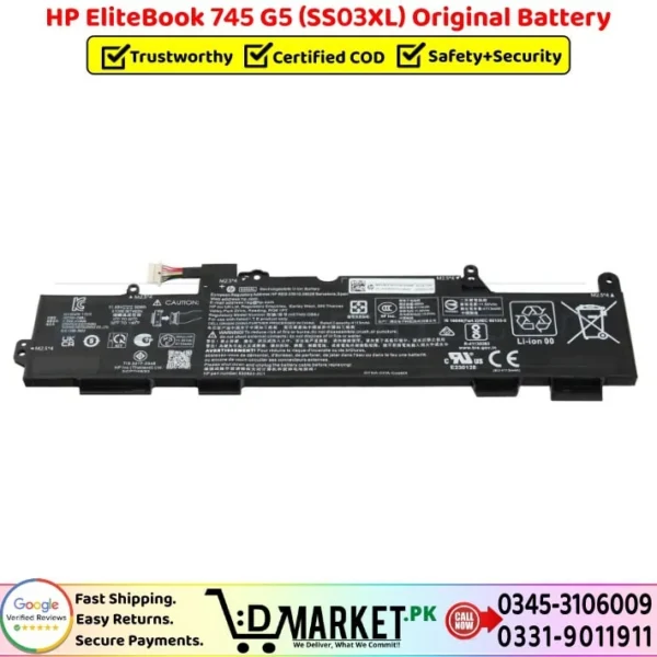 HP EliteBook 745 G5 SS03XL Original Battery Price In Pakistan