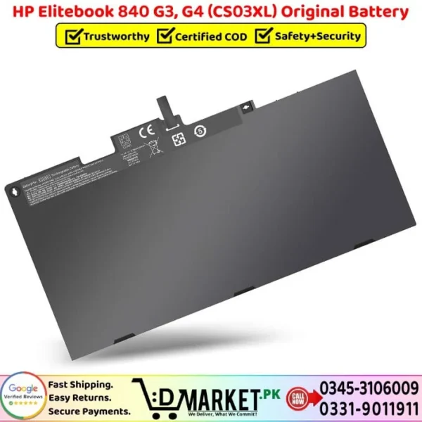 HP Elitebook 840 G3 G4 CS03XL Original Battery Price In Pakistan