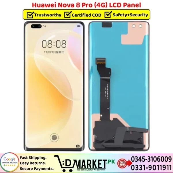 Huawei Nova 8 Pro 4G LCD Panel Price In Pakistan