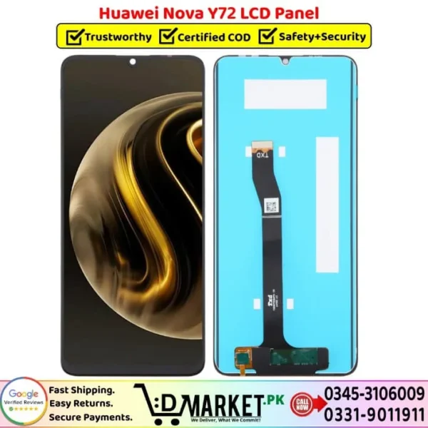 Huawei Nova Y72 LCD Panel Price In Pakistan