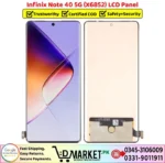 Infinix Note 40 5G X6852 LCD Panel Price In Pakistan