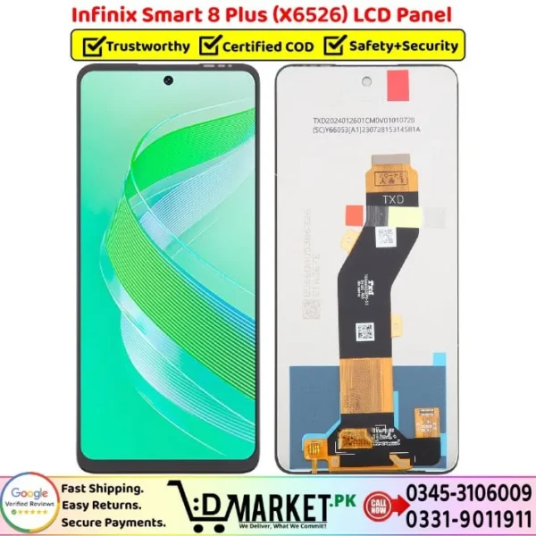 Infinix Smart 8 Plus X6526 LCD Panel Price In Pakistan