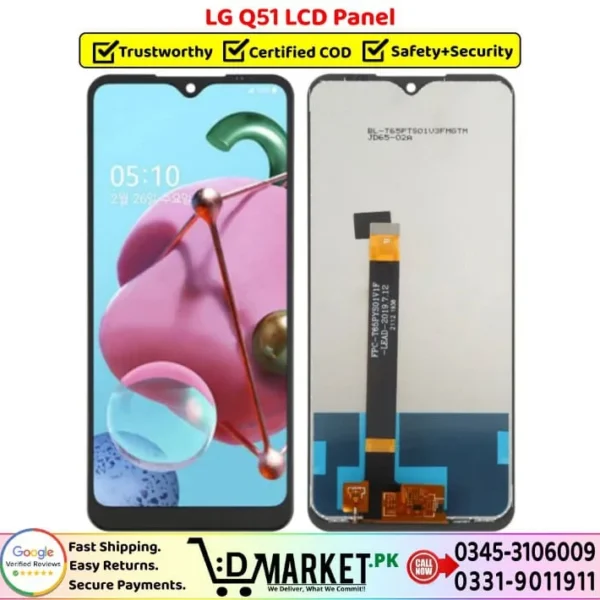 LG Q51 LCD Panel Unit Price In Pakistan