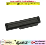 Lenevo X230 Original Battery Price In Pakistan