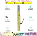 Lenovo IdeaPad P400 Original Battery Price In Pakistan