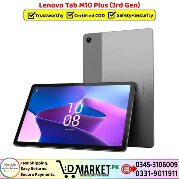 Lenovo Tab M10 Plus FHD 3rd Gen Price In Pakistan