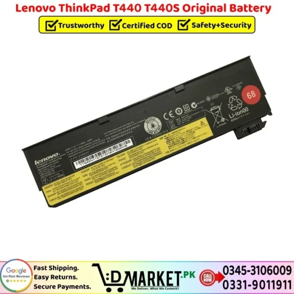 Lenovo ThinkPad T440 T440S Original Battery Price In Pakistan