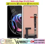 Motorola Edge 20 LCD Panel Unit Price In Pakistan