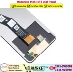 Motorola Moto E14 LCD Panel Price In Pakistan
