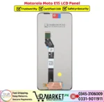 Motorola Moto E15 LCD Panel Price In Pakistan