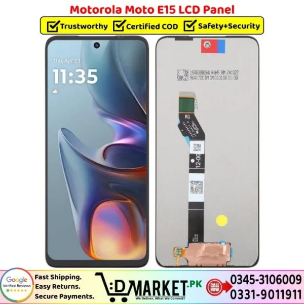 Motorola Moto E15 LCD Panel Price In Pakistan