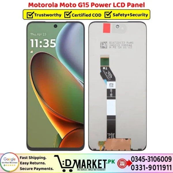 Motorola Moto G15 Power LCD Panel Price In Pakistan