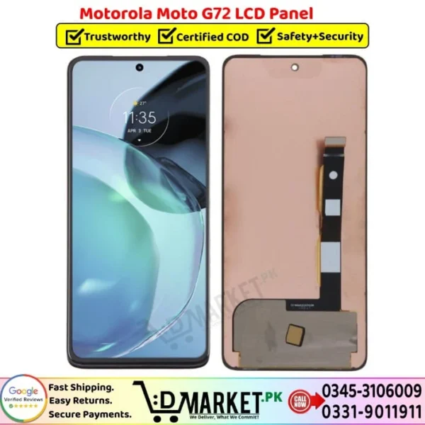 Motorola Moto G72 LCD Panel Price In Pakistan