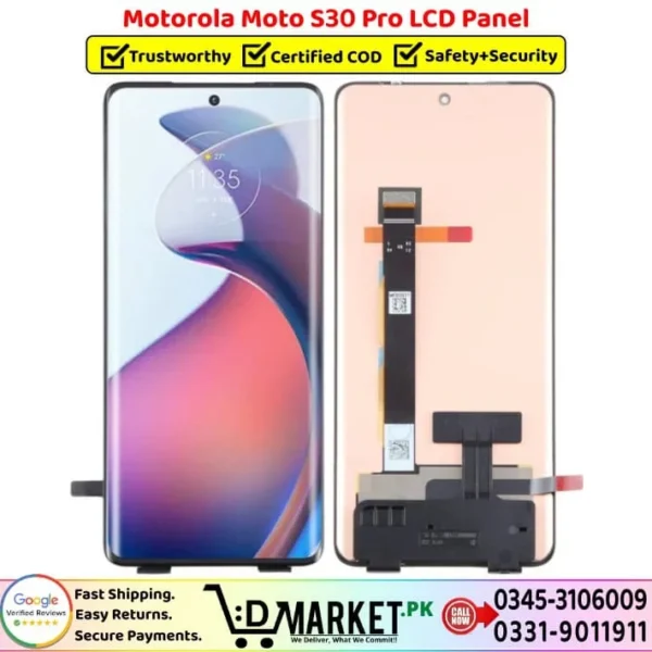 Motorola Moto S30 Pro LCD Panel Price In Pakistan
