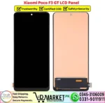 Xiaomi Poco F3 GT LCD Panel Price In Pakistan