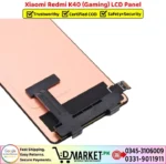 Xiaomi Redmi K40 Gaming LCD Panel Price In Pakistan