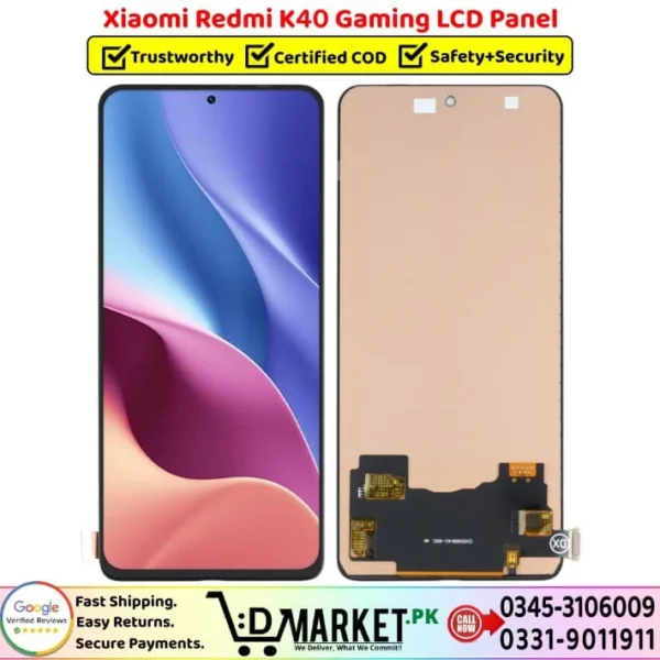 Xiaomi Redmi K40 Gaming LCD Panel Unit Price In Pakistan