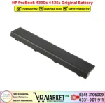 HP ProBook 4330s 4435s Original Battery Price In Pakistan