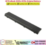 HP ProBook 4530s 4535s Original Battery Price In Pakistan