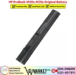 HP ProBook 4530s 4535s Original Battery Price In Pakistan