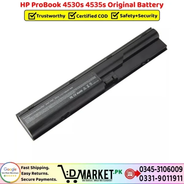 HP ProBook 4530s 4535s Original Battery Price In Pakistan